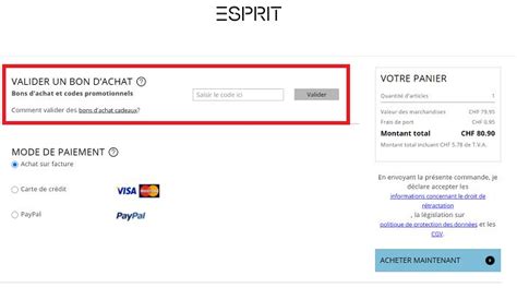 esprit promotiecode